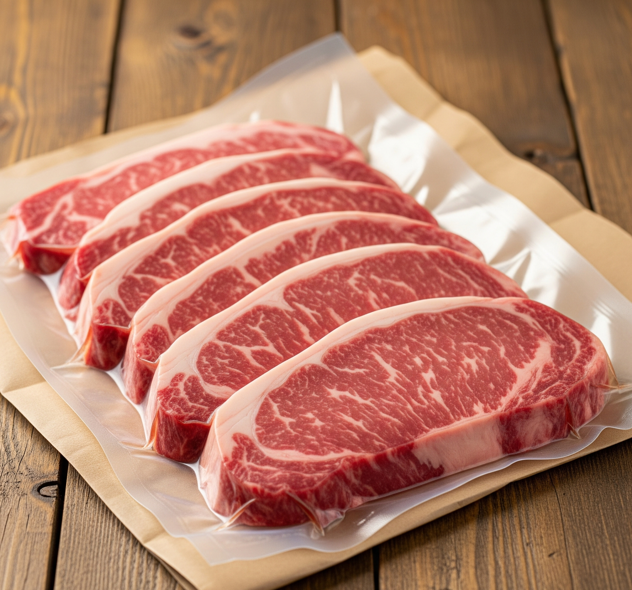 Red Angus NY Striploin Steaks - 1kg